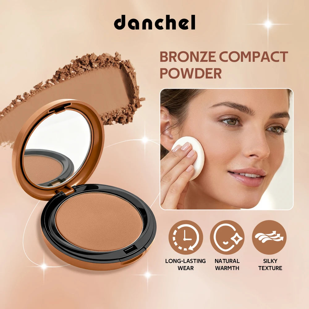 Matte Pressed Bronzing Powder for Contouring and Oil Control