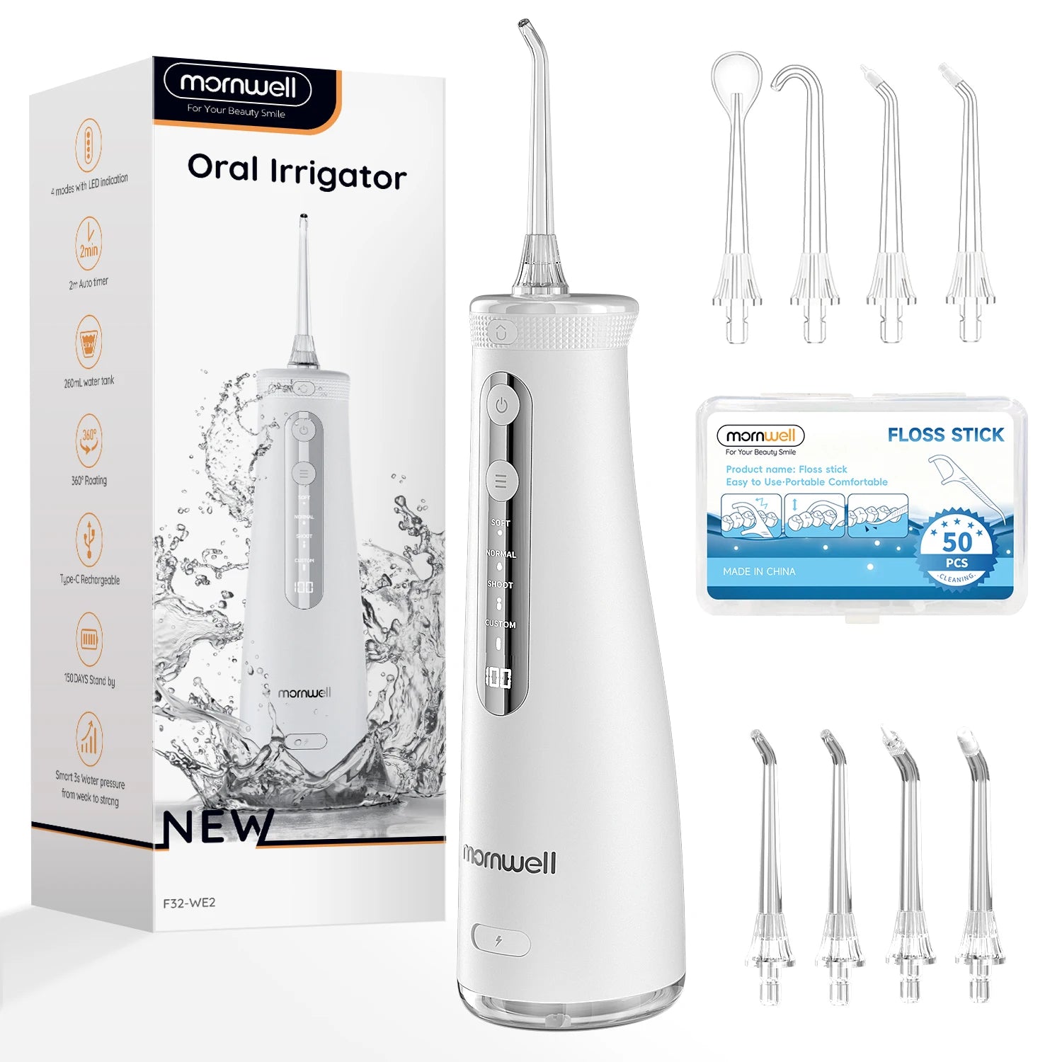 Portable Cordless Electric Water Flosser for Teeth Cleaning - 15