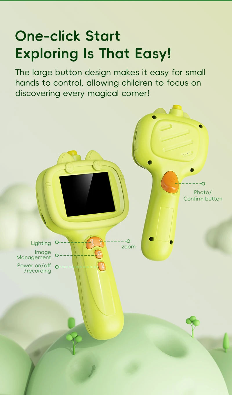 HD Digital Inspection Camera for Kids Nature Exploration - 10