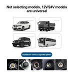 120W 7-in-1 Car Cigarette Lighter Socket Splitter with PD and USB