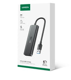4-Port USB 3.0 Data Hub Splitter for Laptops and Desktop PCs