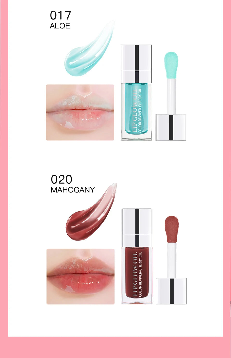 Hydrating Crystal Jelly Lip Glow Oil - 21