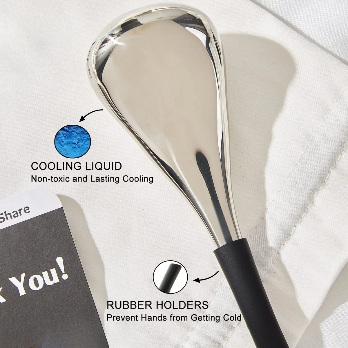 Stainless Steel Facial Ice Globes for Skin Cooling and Puffiness