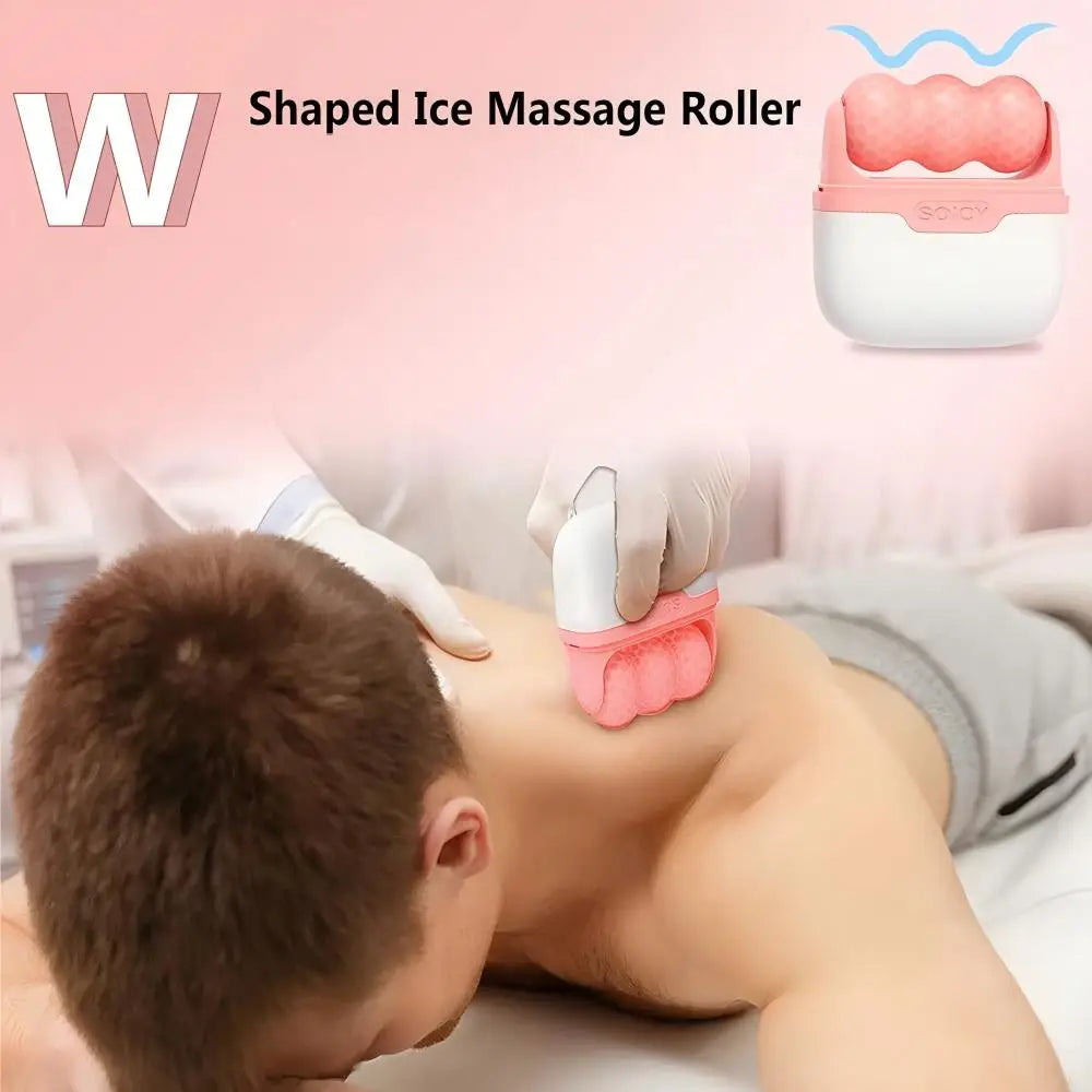 Double Ended Ice Roller for Face and Body De-Puffing