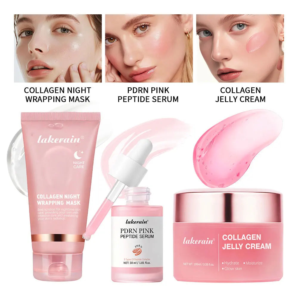 Collagen Face Skincare Set for Firming and Hydration