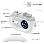 4-in-1 Electric Nail Clipper and Grooming Kit