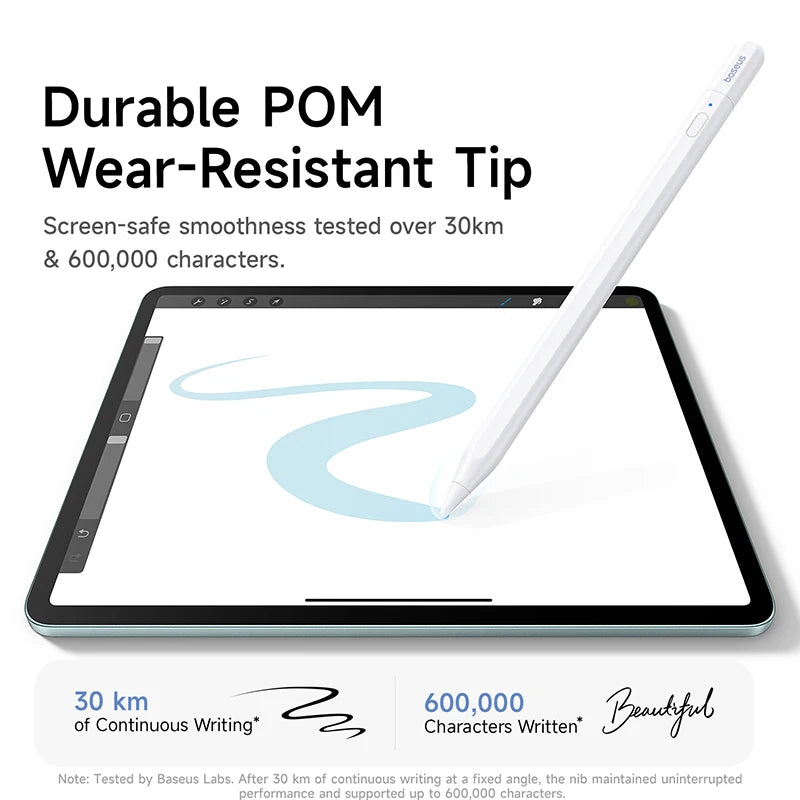 Bluetooth Stylus Pen for iPad with Tilt Sensitivity and Palm Rejection