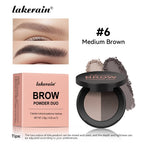 Two-Color Eyebrow Powder Duo for Natural Brows and Contouring