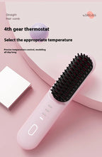 Fast Heating Cordless Hair Straightening Brush