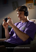 Active Noise Cancelling Wireless Headphones with 75H Battery