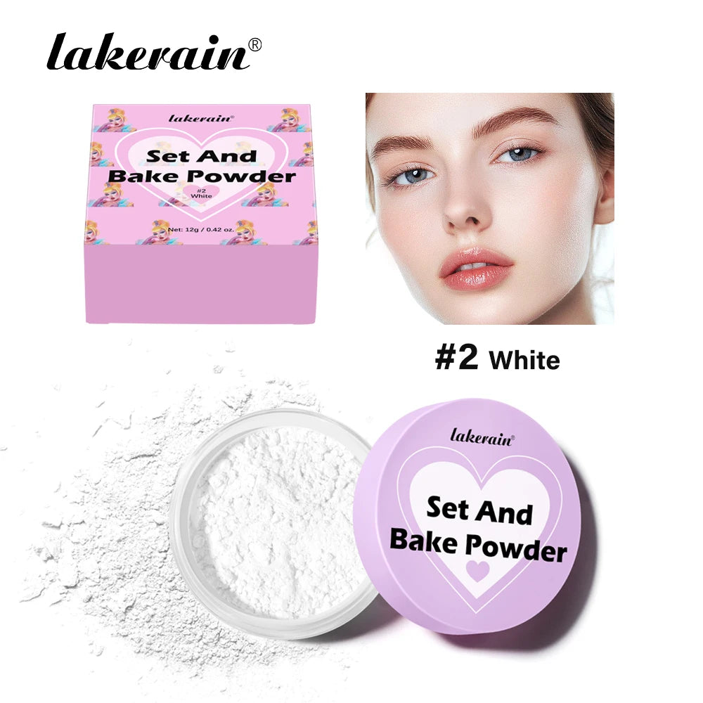 Matte Finishing Loose Baking Setting Powder for Long-Lasting Wear