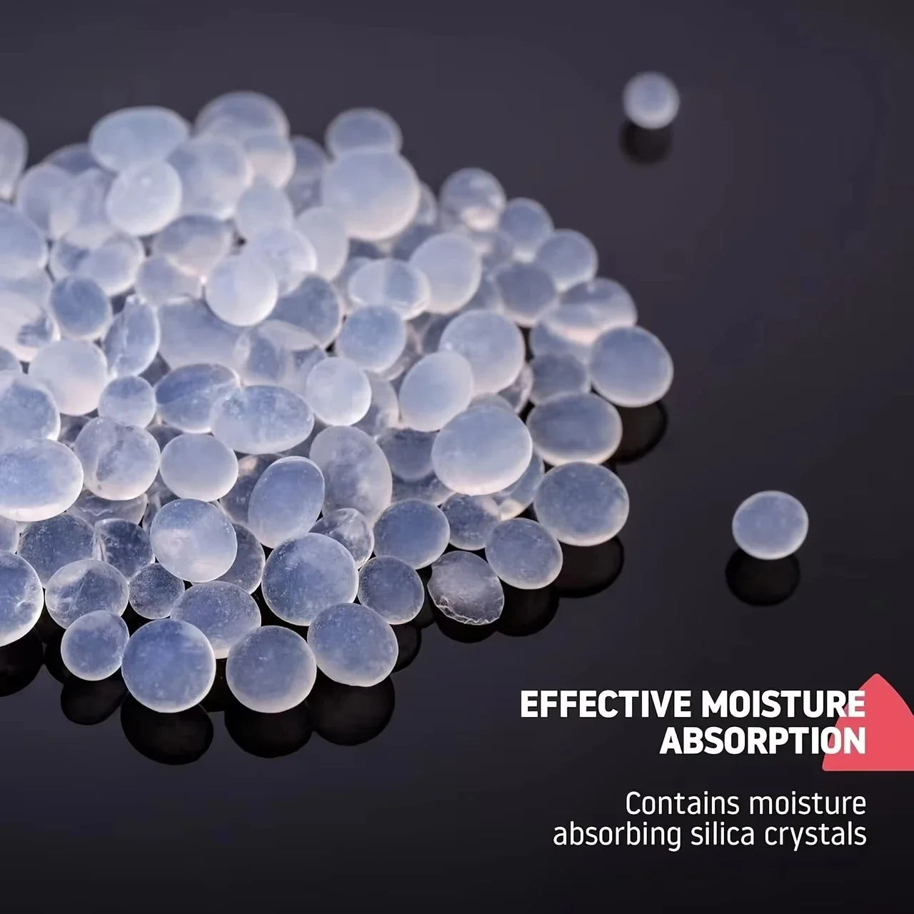 100g Reusable Silica Gel Moisture Absorber Humidity Indicator Bag