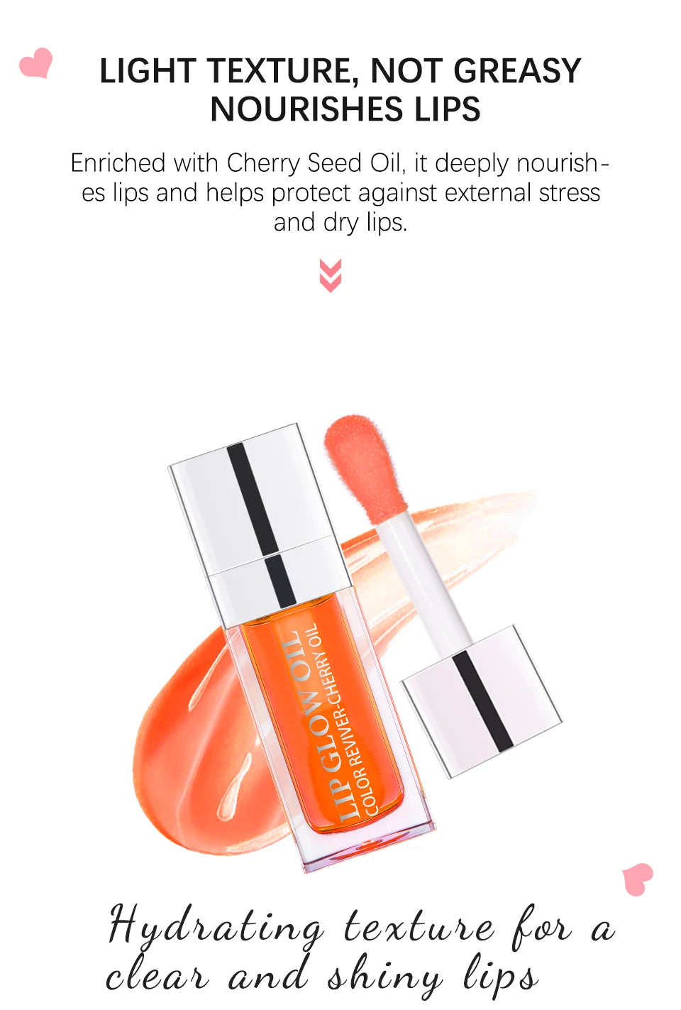 Hydrating Crystal Jelly Lip Glow Oil - 12