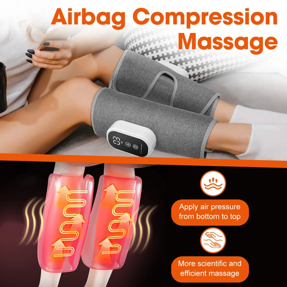 Wireless Air Compression Leg Massager for Muscle Recovery