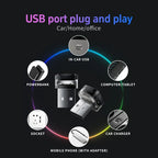 Mini USB LED Atmosphere Light 5V Car Interior and Laptop Lamp