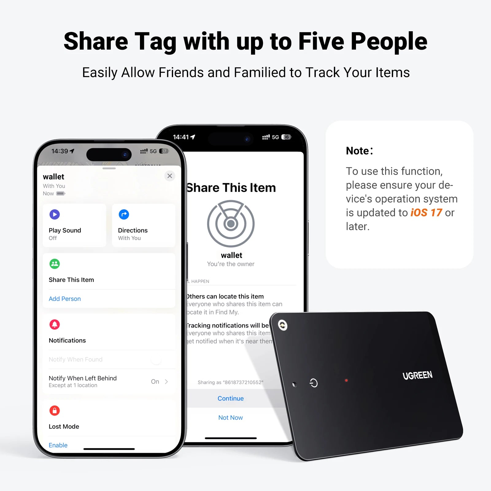 Slim Smart Bluetooth Tracker Card for Wallets and Luggage - 2