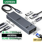 6-in-1 USB-C Hub with 4K 60Hz HDMI and 100W PD Charging