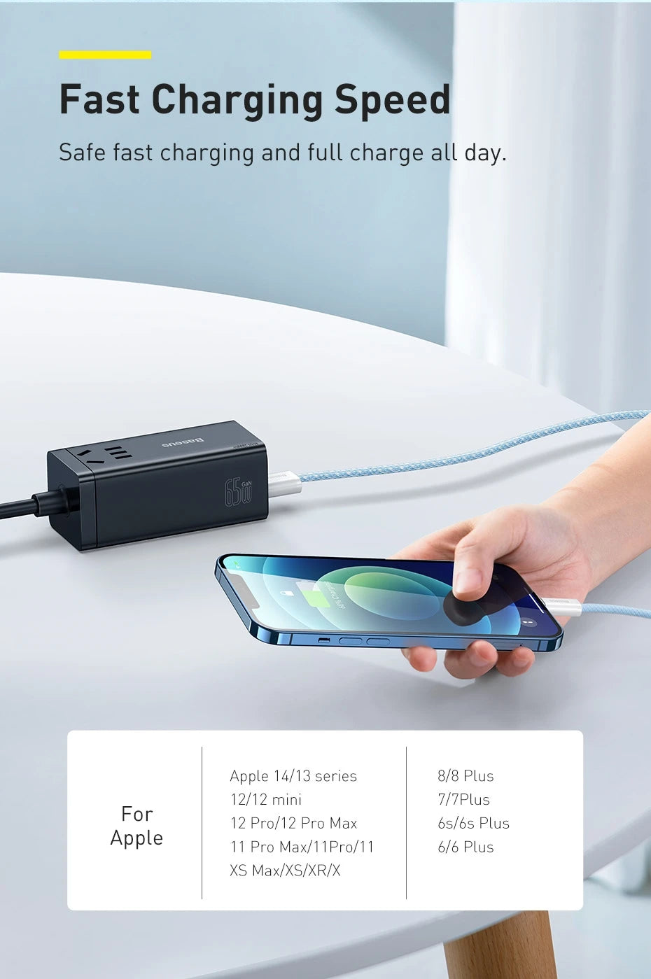 2.4A Fast Charging Data Cable for iPhone - 12