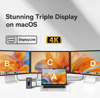11-in-1 USB-C Triple Display Docking Station 4K 60Hz