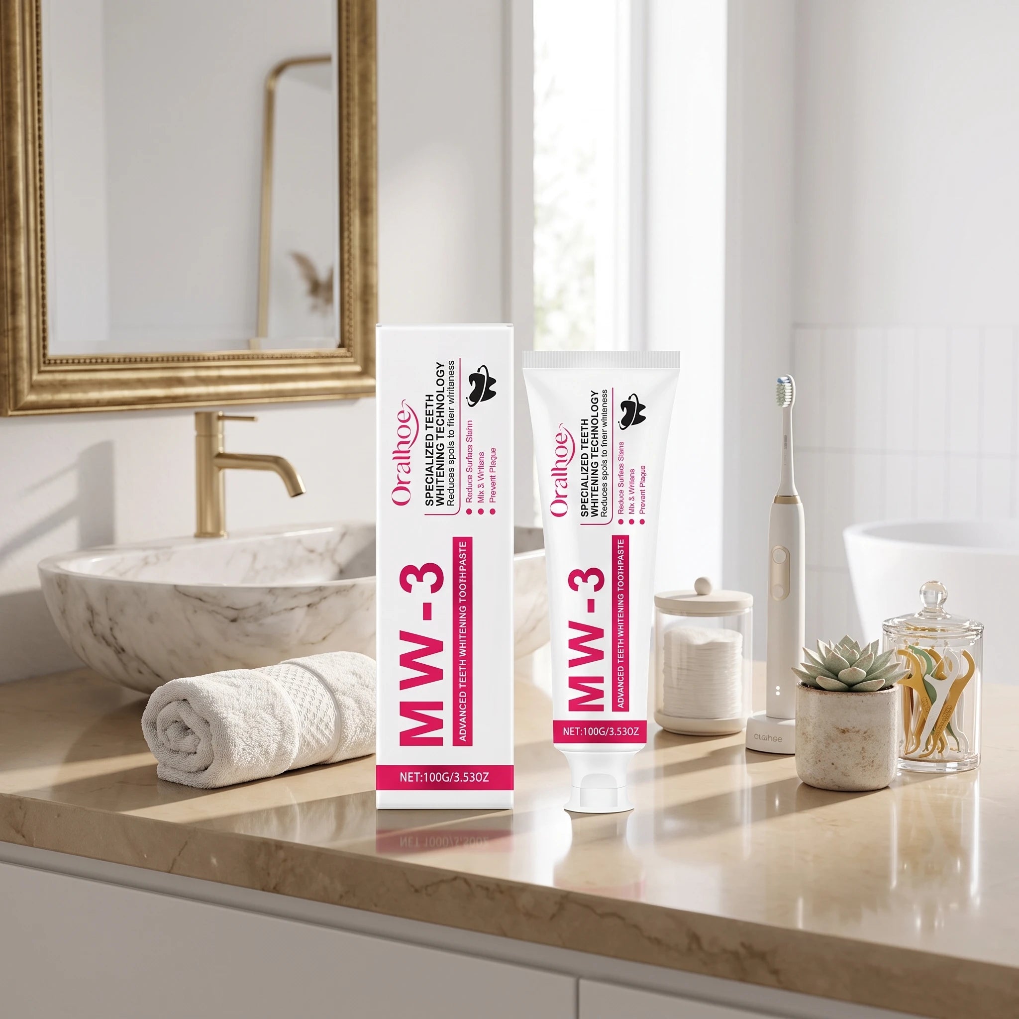 Teeth Whitening Toothpaste for Stain Removal and Fresh Breath - 2