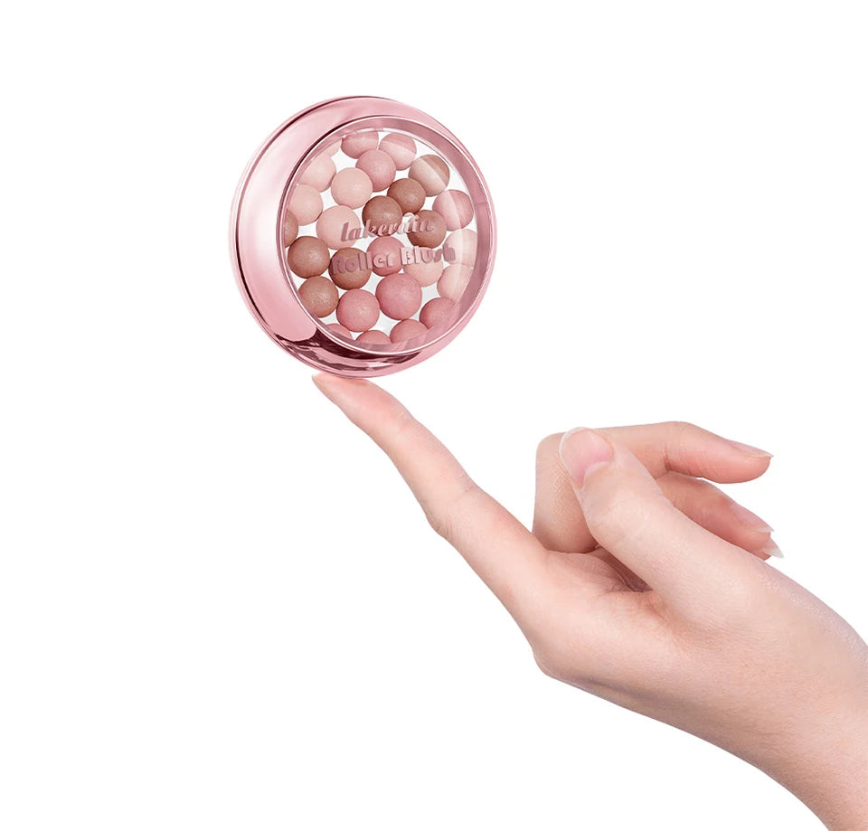 Spherical Powder Bead Blusher for Natural Shimmer Makeup - 19