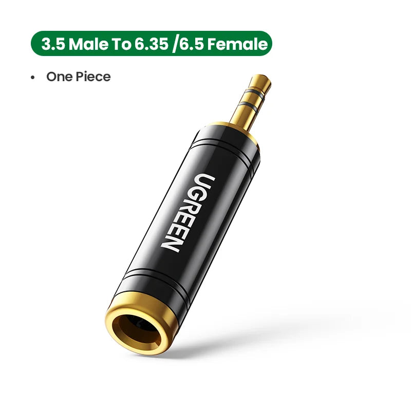 3.5mm to 6.35mm Stereo Audio Adapter Jack