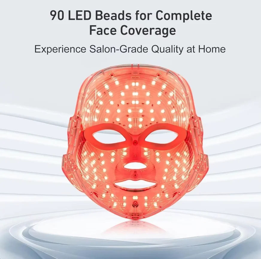 7-Color Rechargeable LED Photon Light Therapy Face Mask