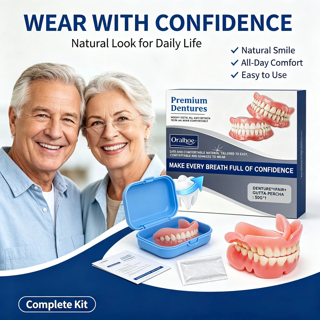 Comfort Fit Snap-On Cosmetic Dentures for Natural Smile