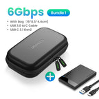 2.5-inch USB 3.1 Hard Drive Enclosure for SATA SSD and HDD