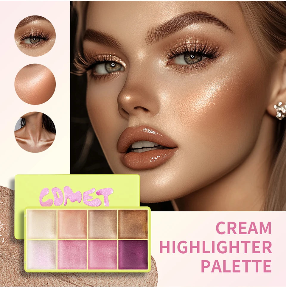Cream Highlighter and Contour Palette