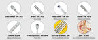 Stainless Steel Ear Wax Removal Cleaning Tool Kit with Storage Case