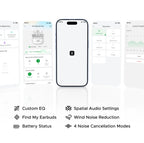 Wireless Noise Cancelling Earbuds with Adaptive ANC and 50H Battery