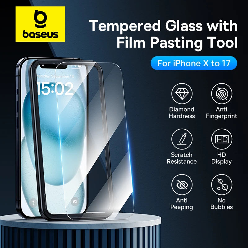 Tempered Glass Screen Protector with Easy-Installation Tool - 1