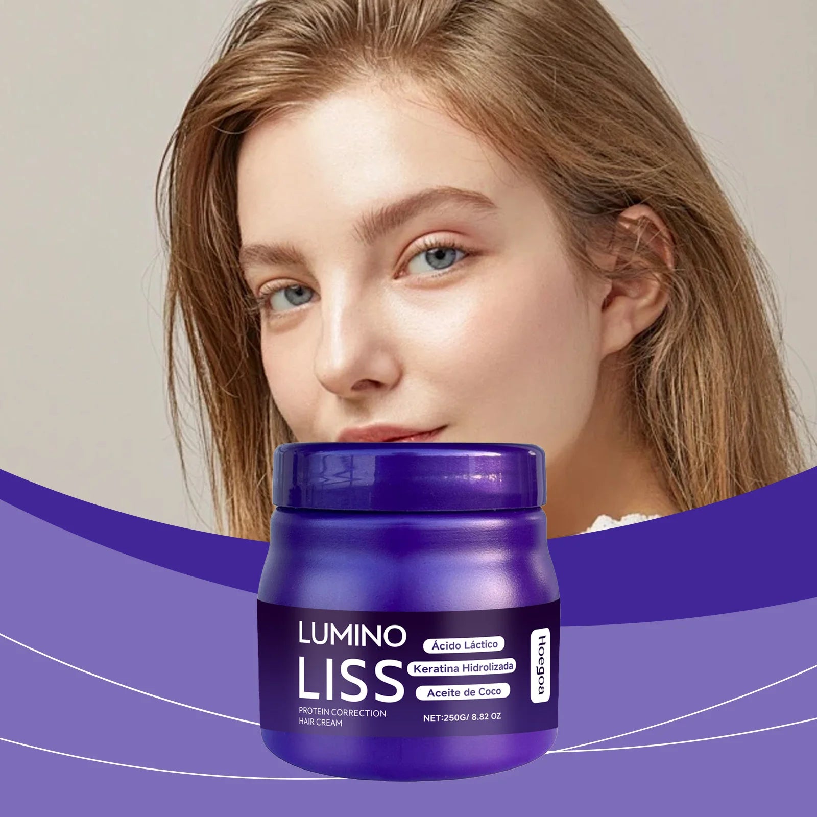 Protein Correction Hair Straightening and Smoothing Cream - 3