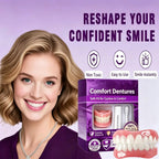Comfort Silicone Denture Set for Instant Smile and Oral Care