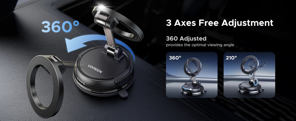Magnetic Dashboard Car Phone Mount for Smartphones