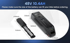 48V Hailong E-Bike Battery Pack with USB Charging Port