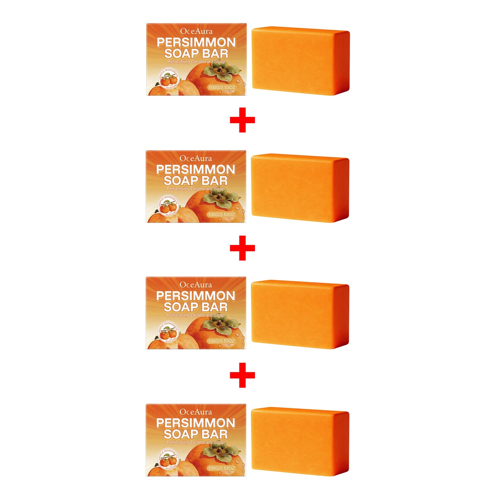 Natural Persimmon Deodorizing Body Soap Bar - 19