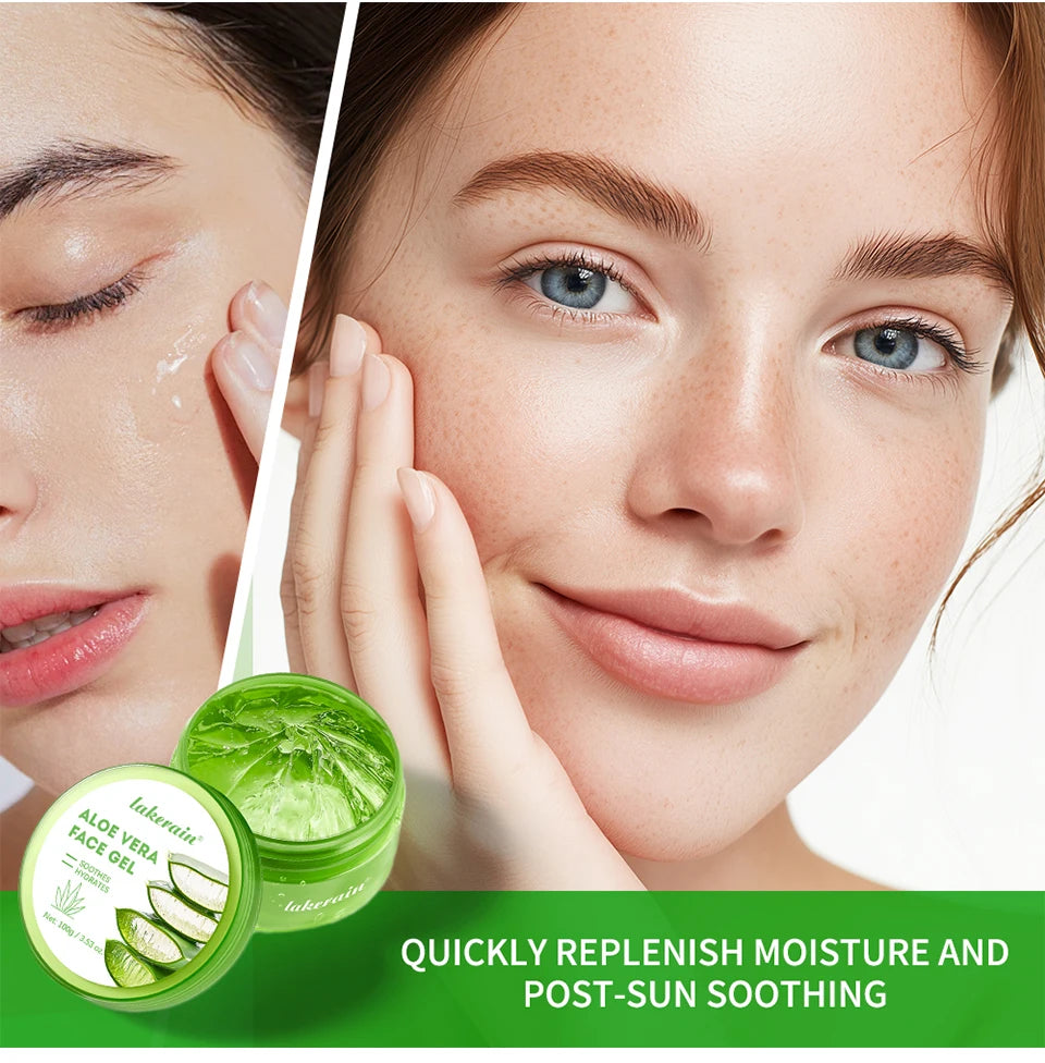 Soothing Aloe Vera Moisturizing Gel for Face and Skin - 11