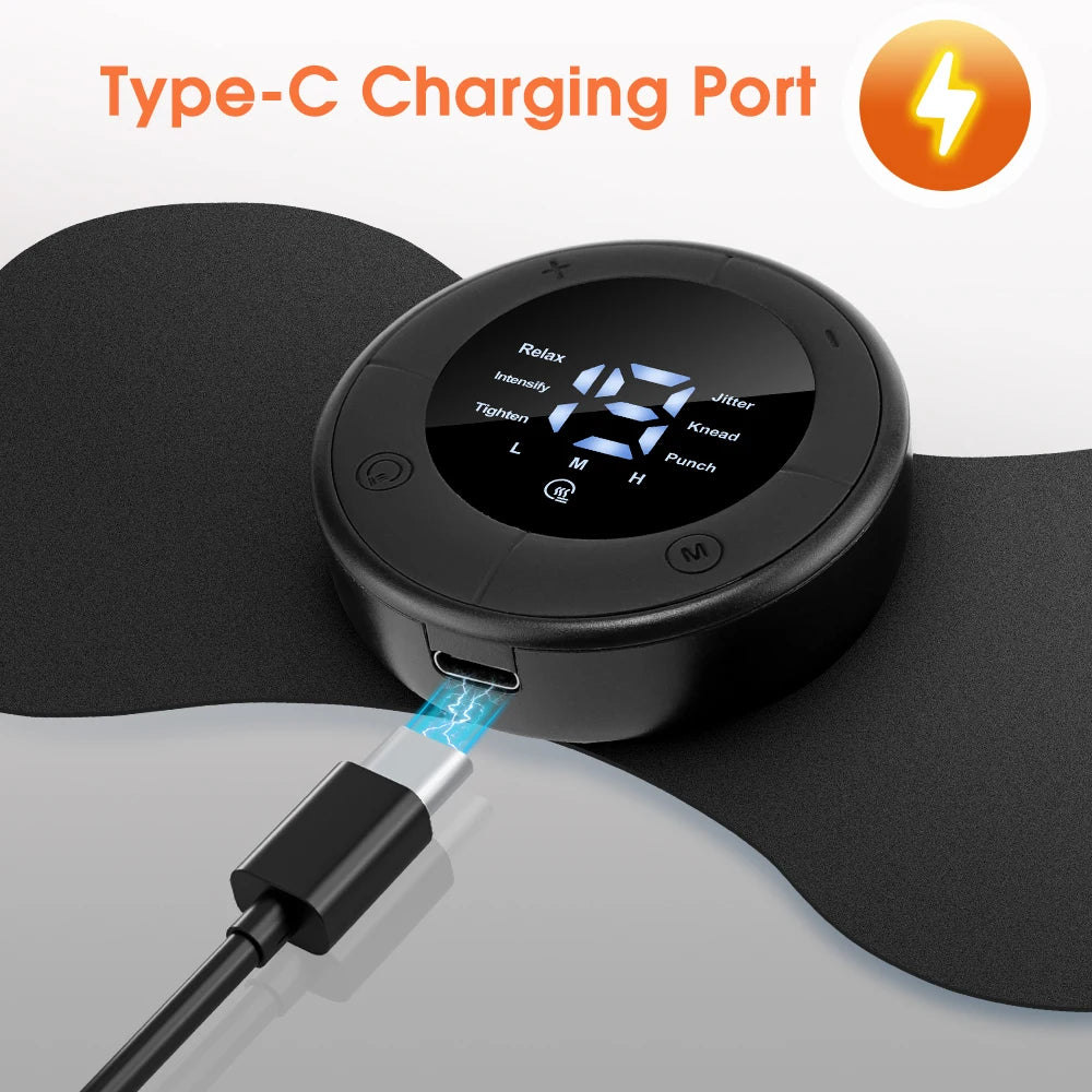 Portable Electric Muscle Massage Patch with Remote