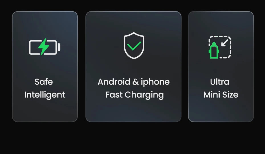 48W Dual Port Fast Car Charger with USB-C and USB-A - 8