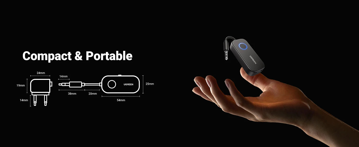 2-in-1 Bluetooth 5.2 Transmitter and Receiver for Airplane and TV - 16