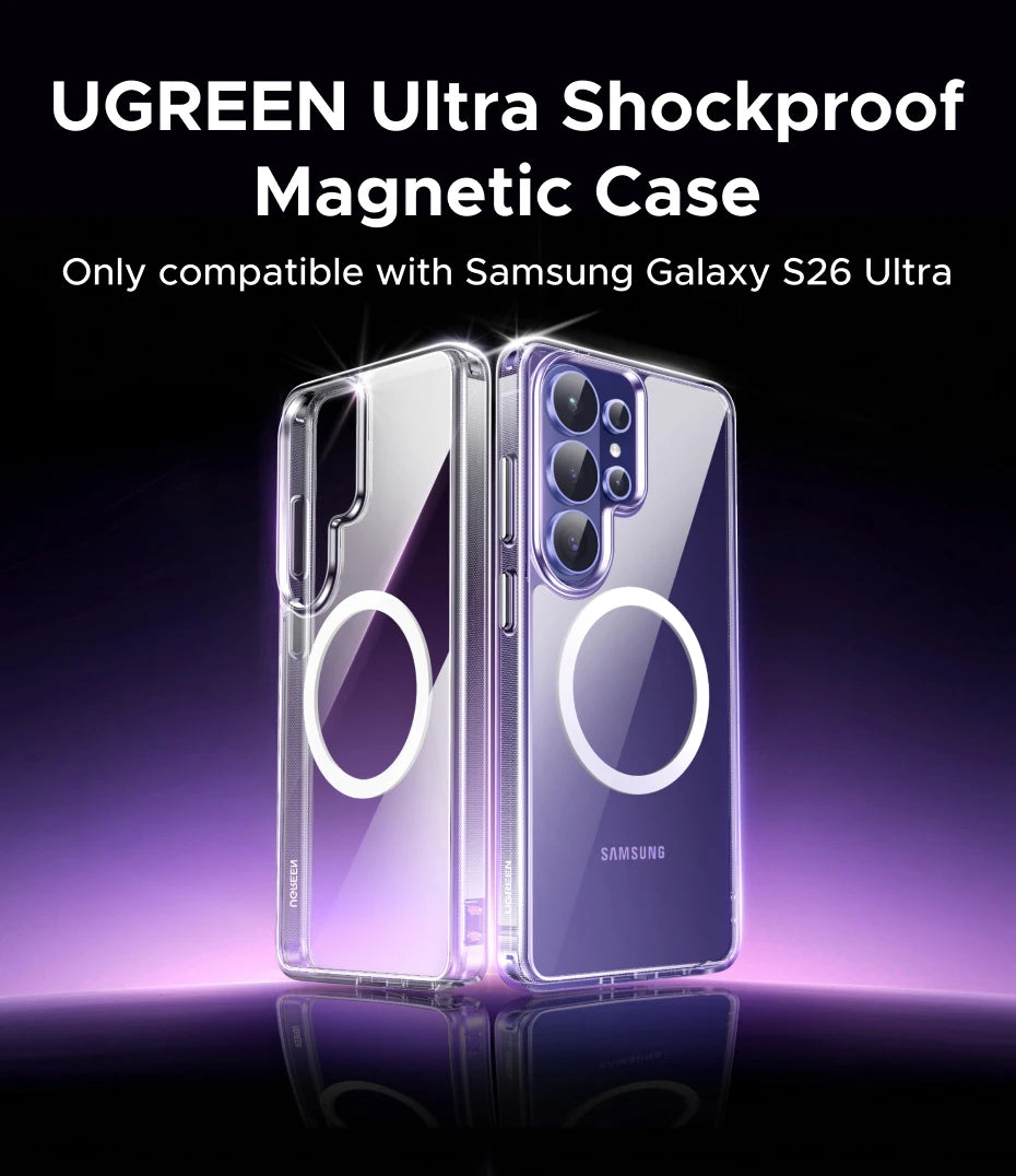 Magnetic Clear Case for Samsung Galaxy S26 Ultra - 9