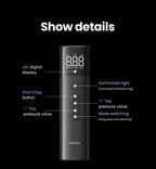 Portable Digital Tire Inflator for Cars and Motorcycles