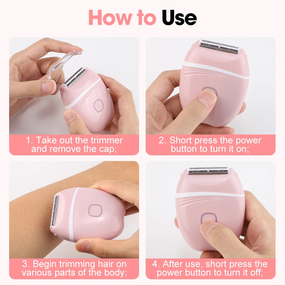 3-in-1 Portable Electric Shaver for Women - 13