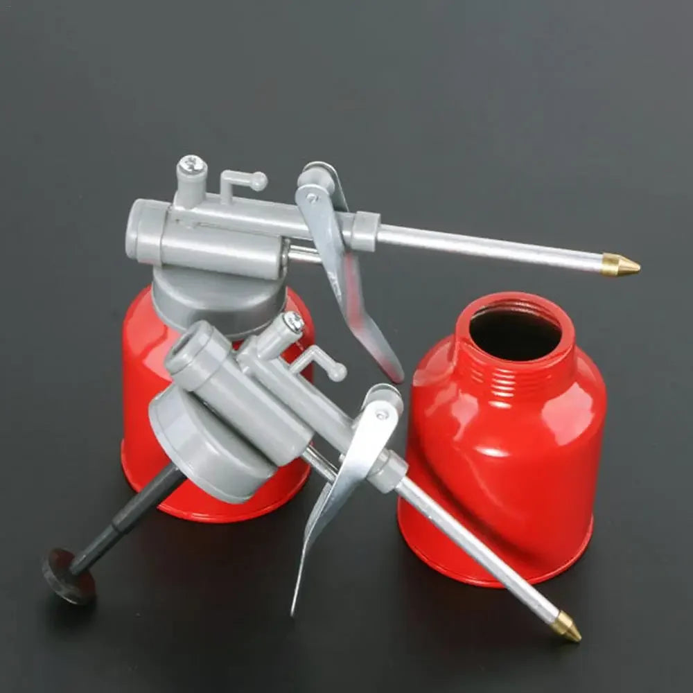 250ml Manual Pump Oiler Bottle High Pressure Lubrication Spray Can