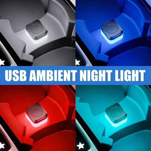 Mini USB LED Atmosphere Light 5V Car Interior and Laptop Lamp
