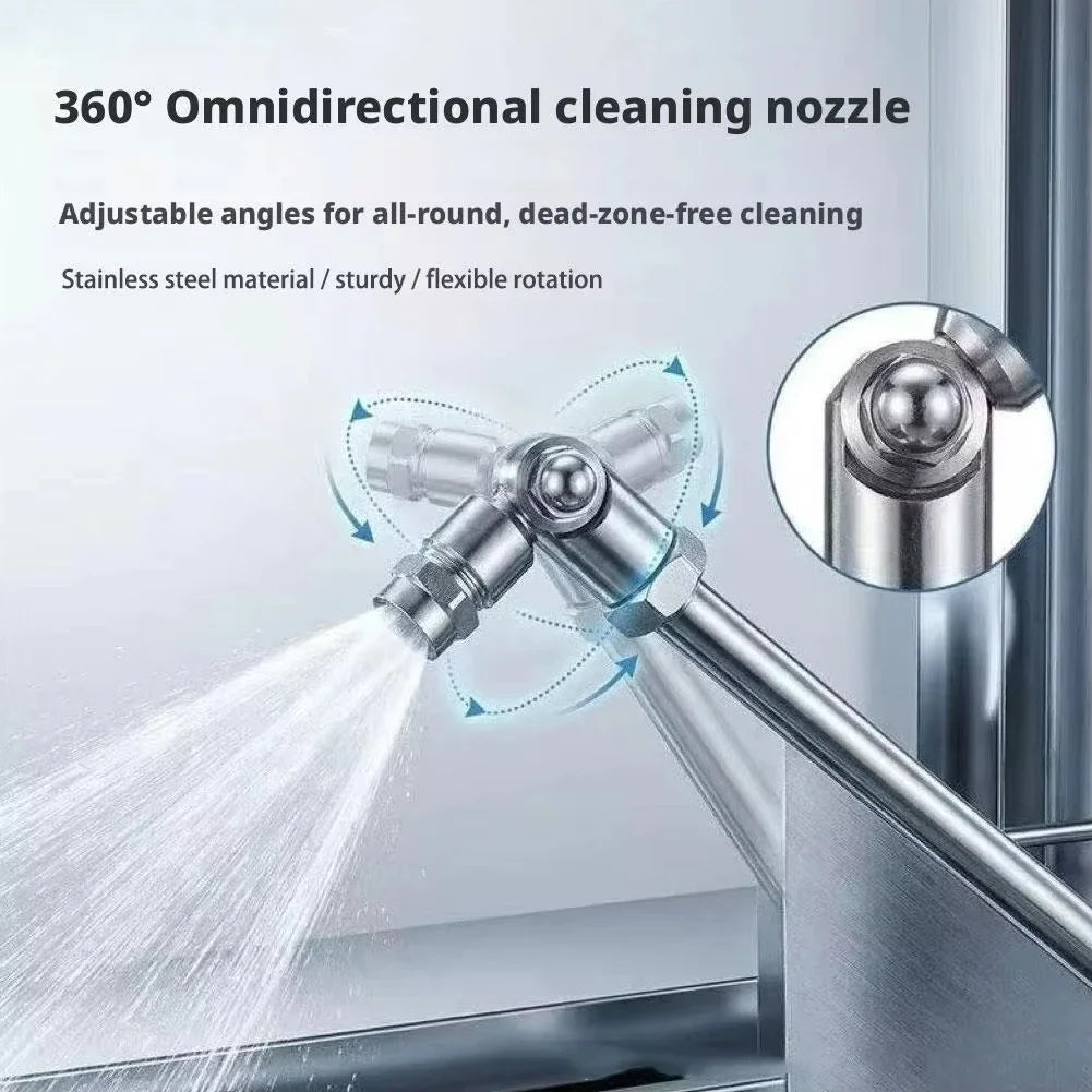 360 Degree Swivel Pressure Washer Wand with 25 Degree Fan Nozzle
