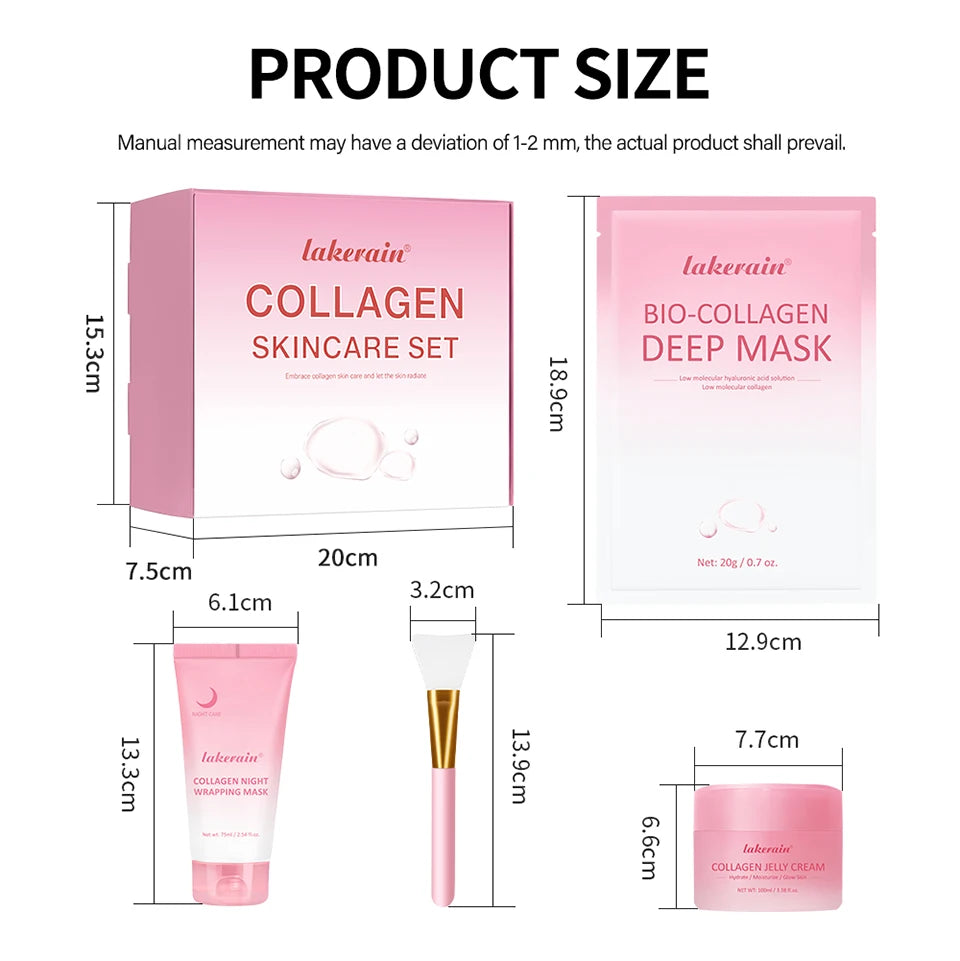 Collagen Face Skincare Set for Deep Nourishment and Hydration