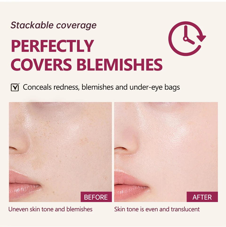 Semi-Matte Long-Lasting Cushion Foundation Concealer - 11